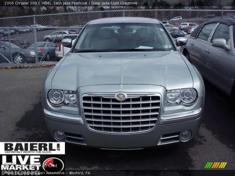 Satin Jade Pearlcoat / Deep Jade/Light Graystone 2006 Chrysler 300 C HEMI