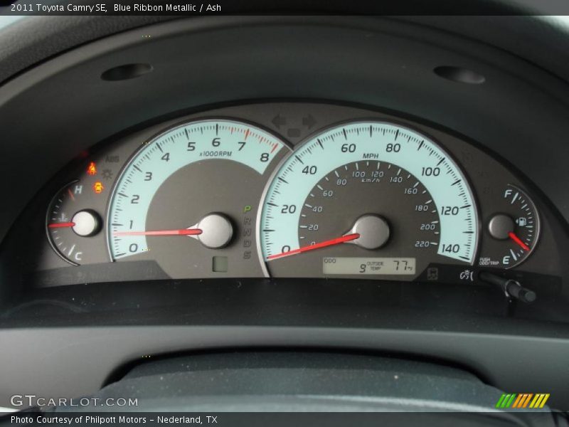 Blue Ribbon Metallic / Ash 2011 Toyota Camry SE