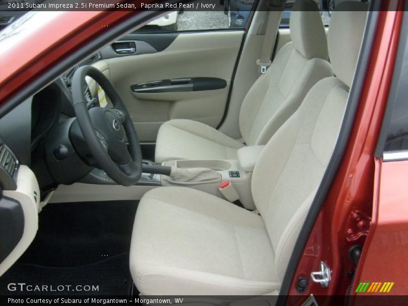  2011 Impreza 2.5i Premium Sedan Ivory Interior
