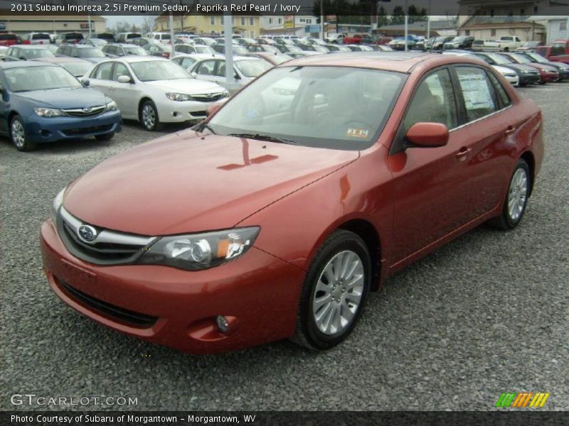 Front 3/4 View of 2011 Impreza 2.5i Premium Sedan
