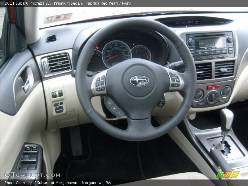  2011 Impreza 2.5i Premium Sedan Steering Wheel