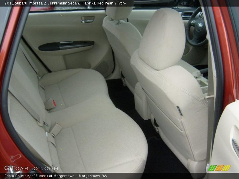 Paprika Red Pearl / Ivory 2011 Subaru Impreza 2.5i Premium Sedan