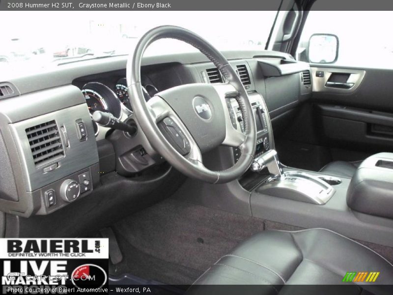 Graystone Metallic / Ebony Black 2008 Hummer H2 SUT