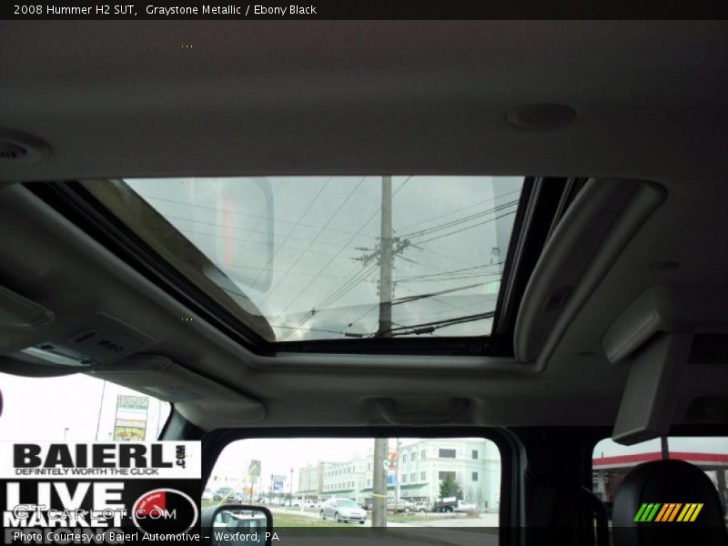 Graystone Metallic / Ebony Black 2008 Hummer H2 SUT