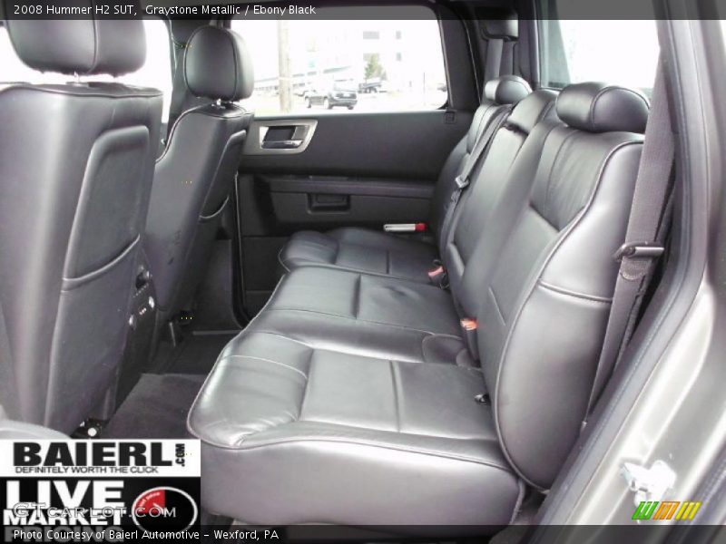 Graystone Metallic / Ebony Black 2008 Hummer H2 SUT