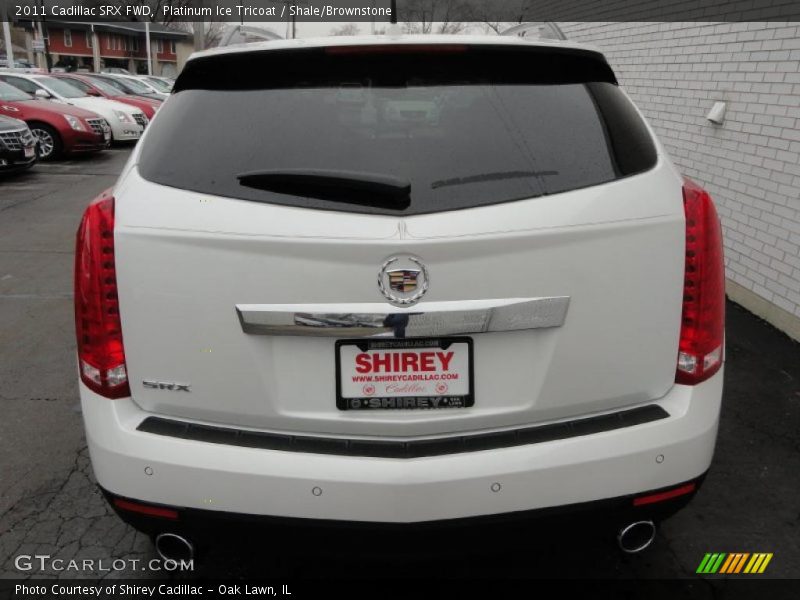 Platinum Ice Tricoat / Shale/Brownstone 2011 Cadillac SRX FWD