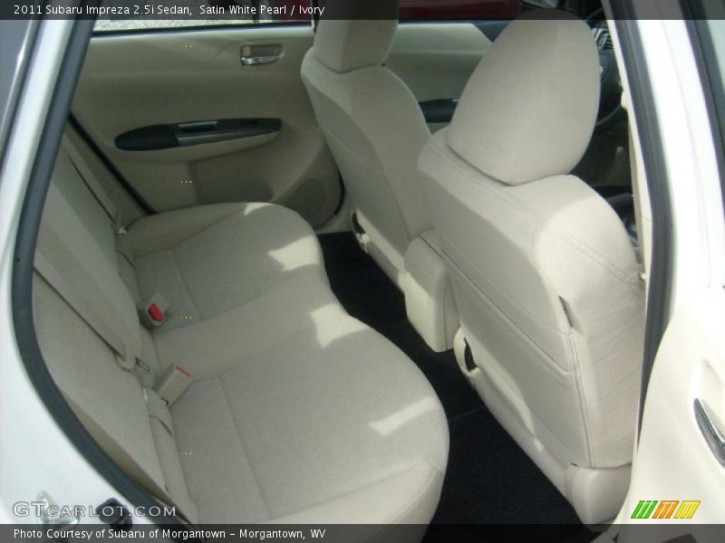 Satin White Pearl / Ivory 2011 Subaru Impreza 2.5i Sedan