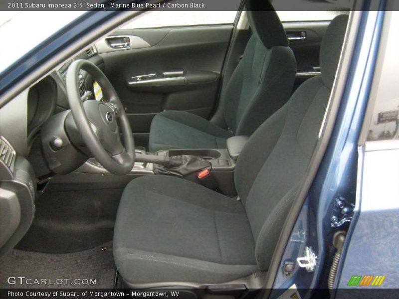 Marine Blue Pearl / Carbon Black 2011 Subaru Impreza 2.5i Sedan