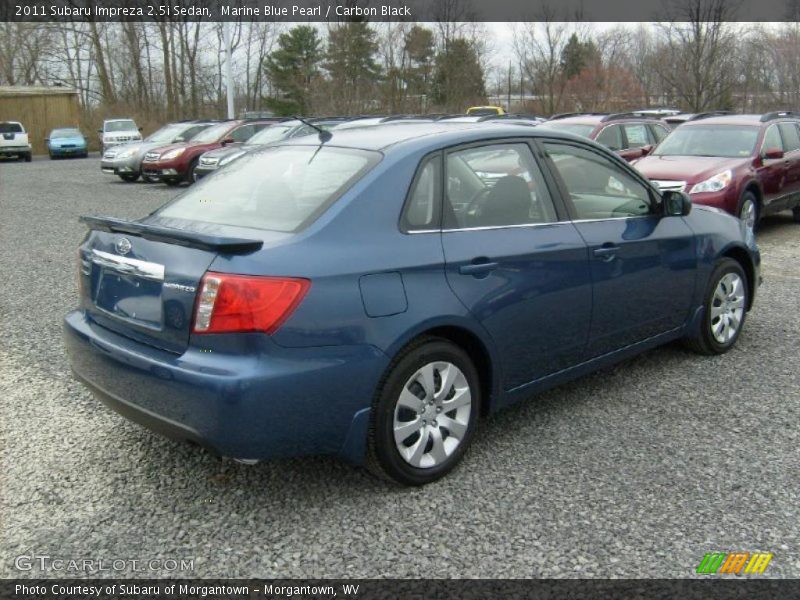 Marine Blue Pearl / Carbon Black 2011 Subaru Impreza 2.5i Sedan