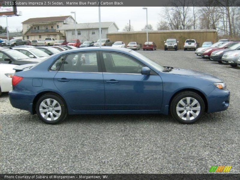 Marine Blue Pearl / Carbon Black 2011 Subaru Impreza 2.5i Sedan