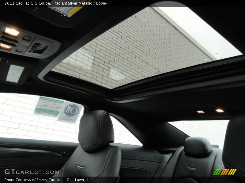 Sunroof of 2011 CTS Coupe