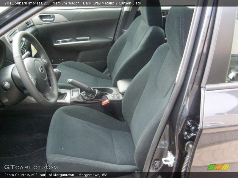 Dark Gray Metallic / Carbon Black 2011 Subaru Impreza 2.5i Premium Wagon