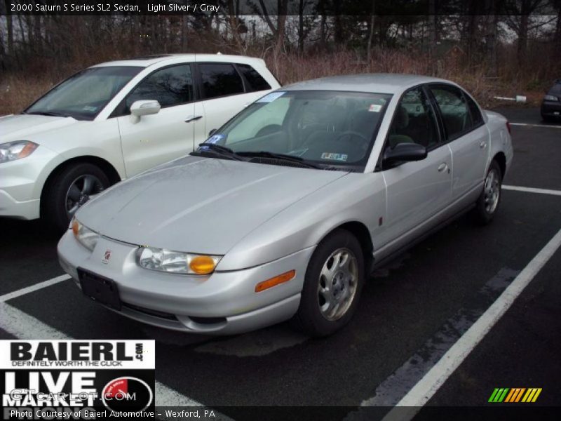 Light Silver / Gray 2000 Saturn S Series SL2 Sedan