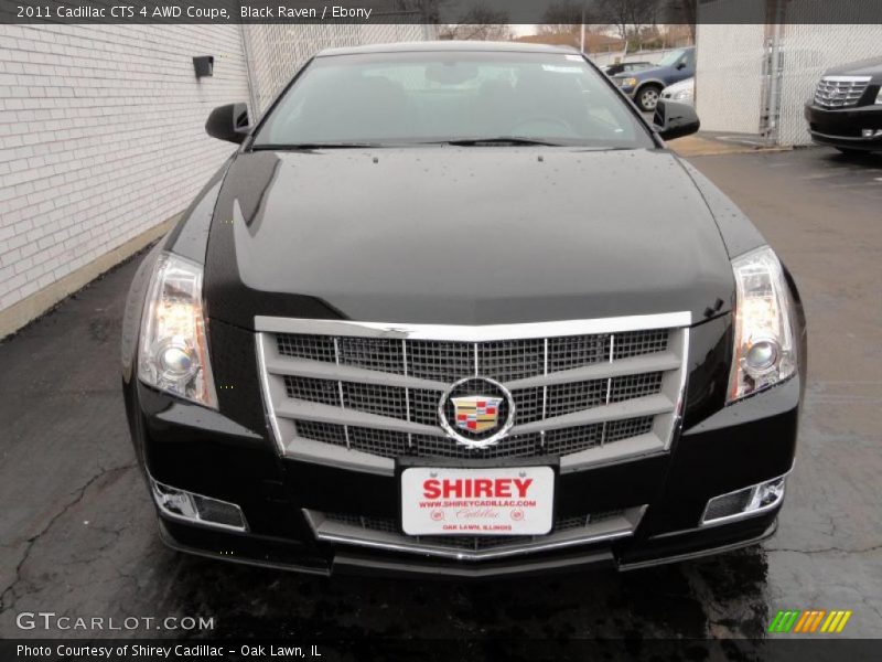 Black Raven / Ebony 2011 Cadillac CTS 4 AWD Coupe