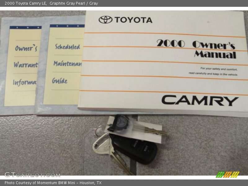 Graphite Gray Pearl / Gray 2000 Toyota Camry LE