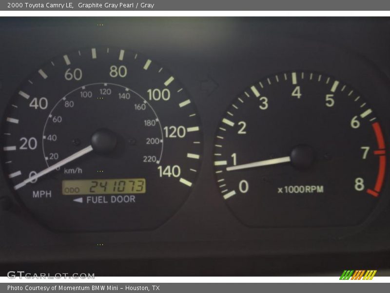 Graphite Gray Pearl / Gray 2000 Toyota Camry LE