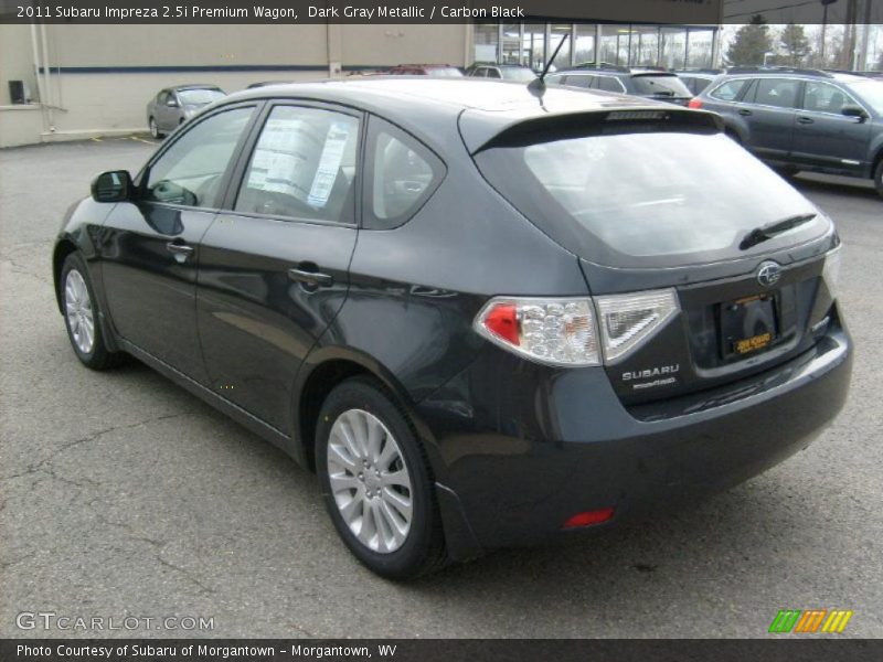 Dark Gray Metallic / Carbon Black 2011 Subaru Impreza 2.5i Premium Wagon