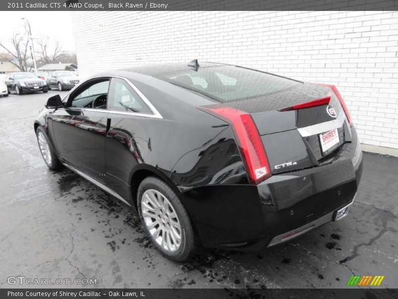 Black Raven / Ebony 2011 Cadillac CTS 4 AWD Coupe