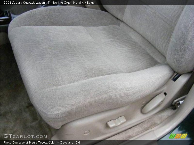 Timberline Green Metallic / Beige 2001 Subaru Outback Wagon