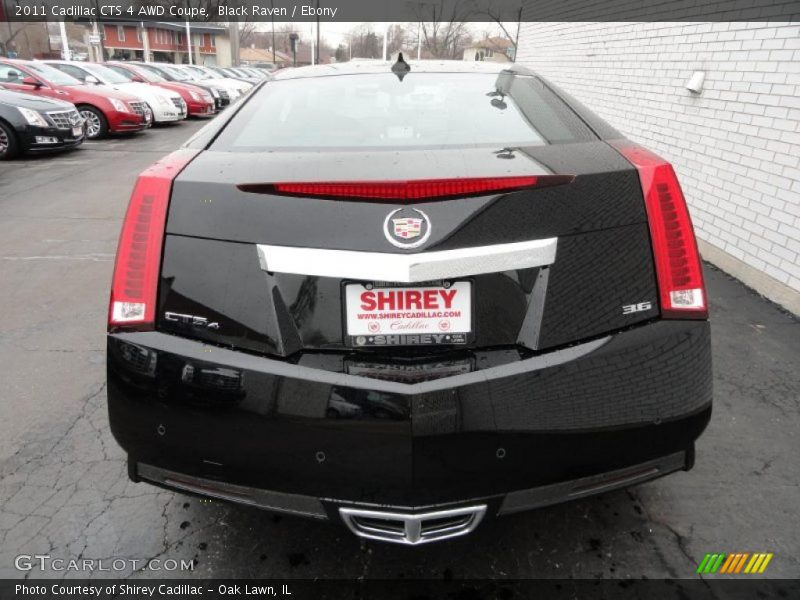 Black Raven / Ebony 2011 Cadillac CTS 4 AWD Coupe