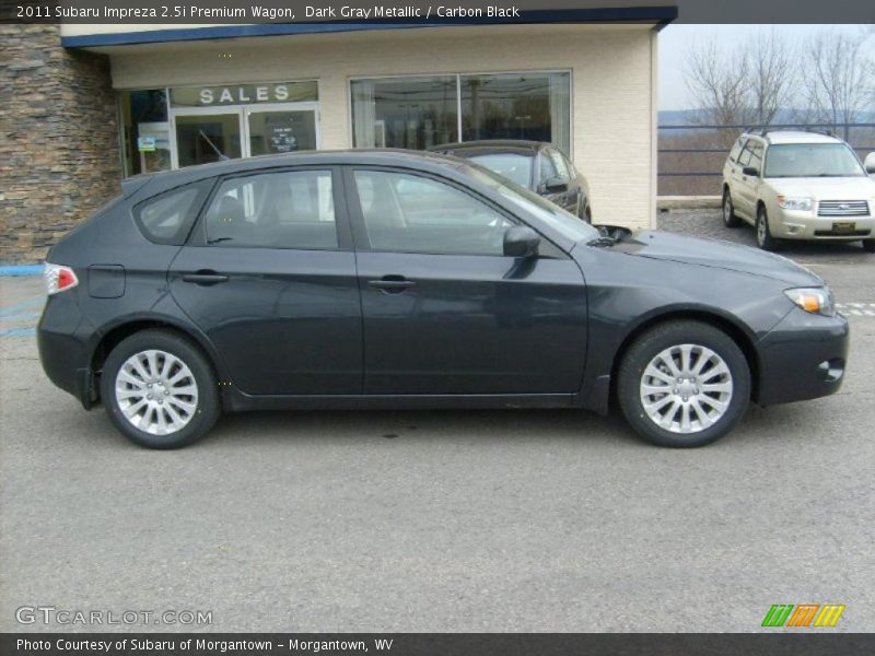 Dark Gray Metallic / Carbon Black 2011 Subaru Impreza 2.5i Premium Wagon