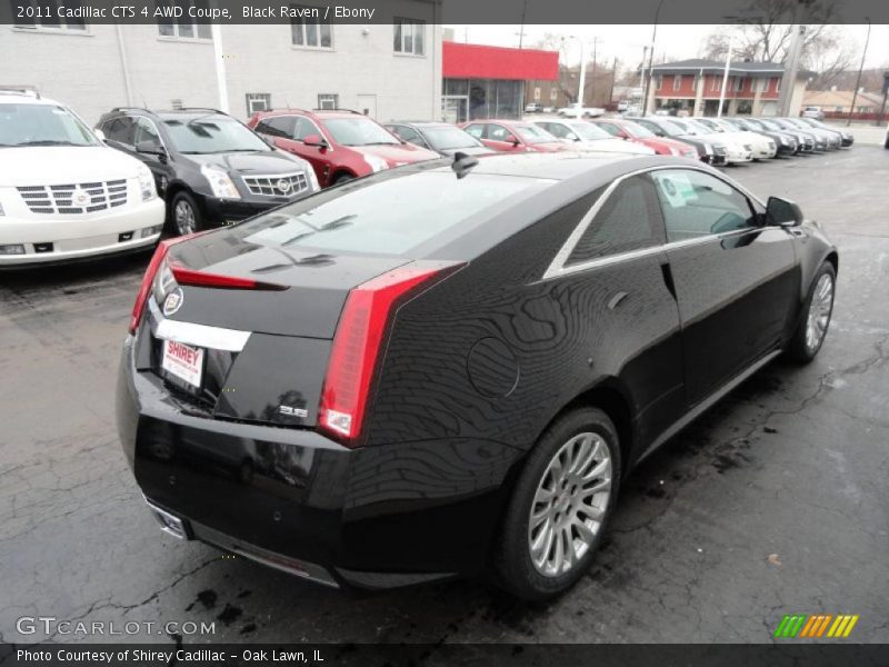 Black Raven / Ebony 2011 Cadillac CTS 4 AWD Coupe