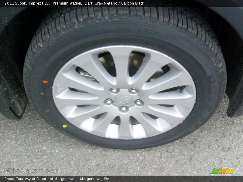 Dark Gray Metallic / Carbon Black 2011 Subaru Impreza 2.5i Premium Wagon