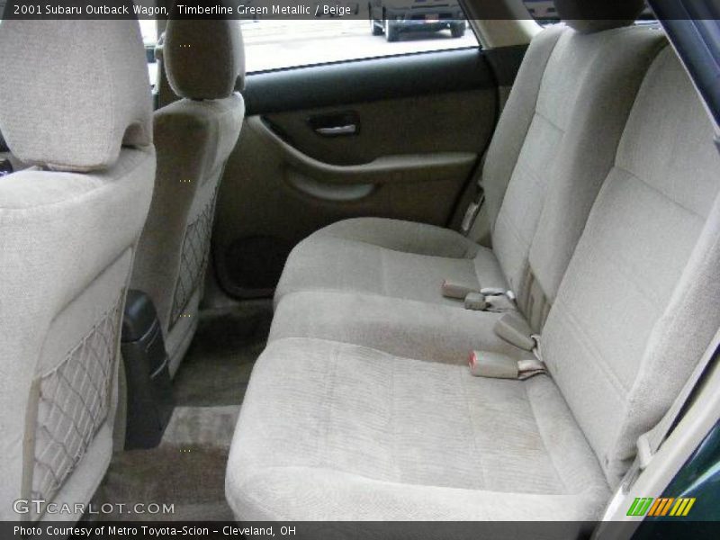 Timberline Green Metallic / Beige 2001 Subaru Outback Wagon