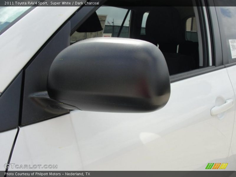 Super White / Dark Charcoal 2011 Toyota RAV4 Sport