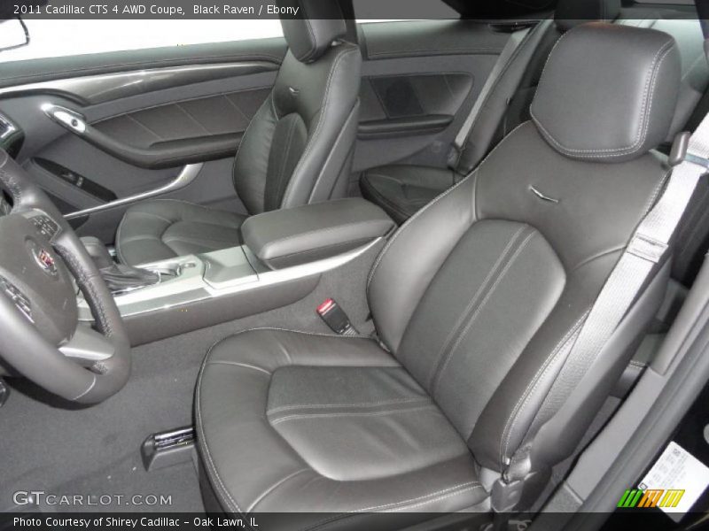  2011 CTS 4 AWD Coupe Ebony Interior