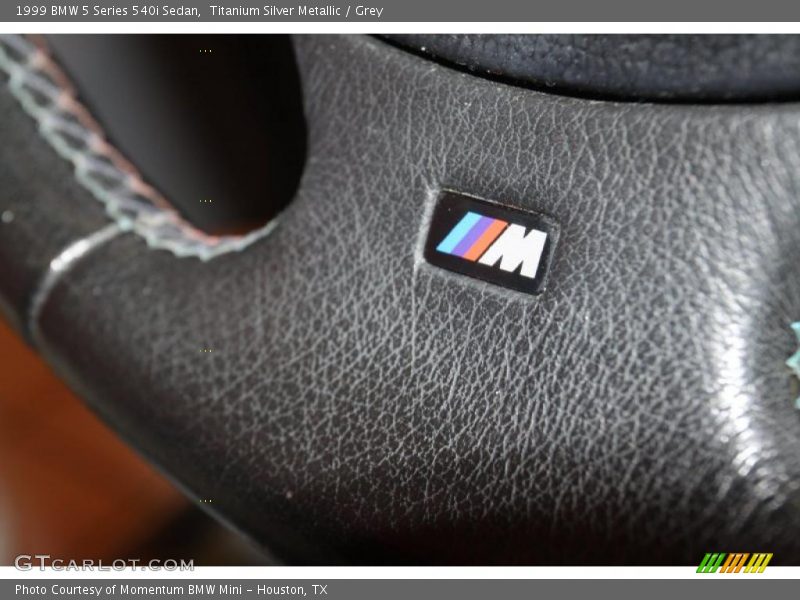 Titanium Silver Metallic / Grey 1999 BMW 5 Series 540i Sedan