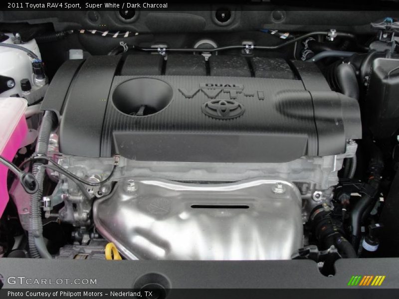 Super White / Dark Charcoal 2011 Toyota RAV4 Sport