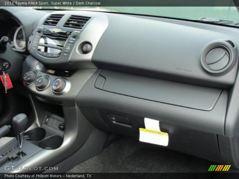 Super White / Dark Charcoal 2011 Toyota RAV4 Sport