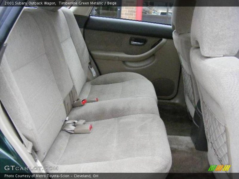 Timberline Green Metallic / Beige 2001 Subaru Outback Wagon