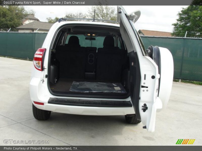 Super White / Dark Charcoal 2011 Toyota RAV4 Sport