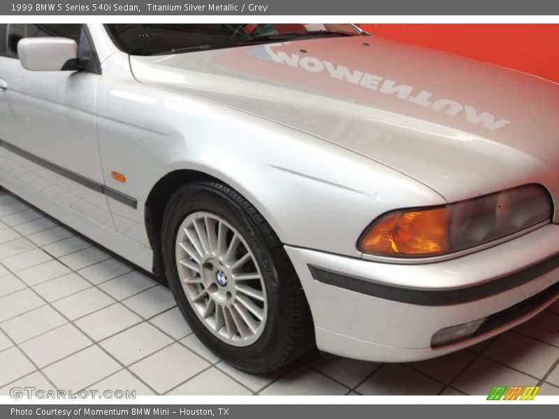 Titanium Silver Metallic / Grey 1999 BMW 5 Series 540i Sedan