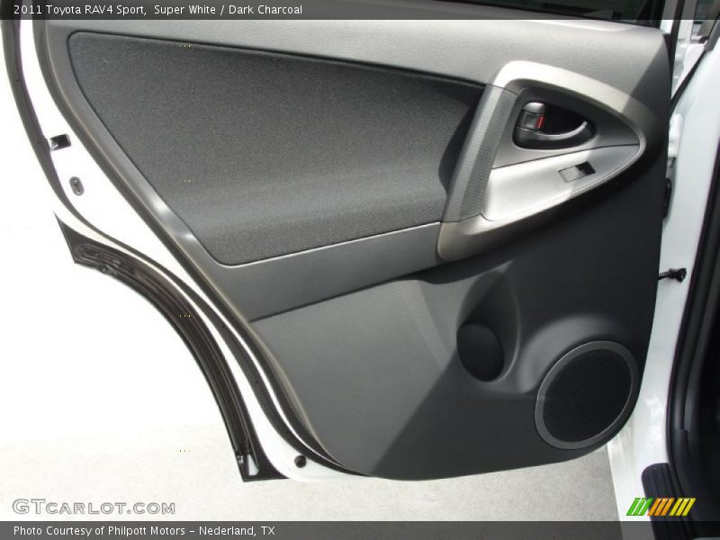 Super White / Dark Charcoal 2011 Toyota RAV4 Sport