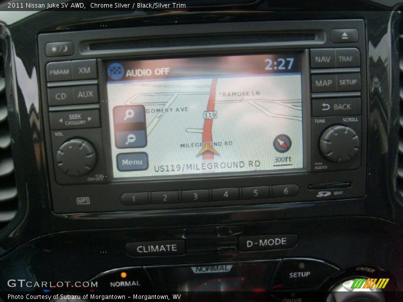 Navigation of 2011 Juke SV AWD