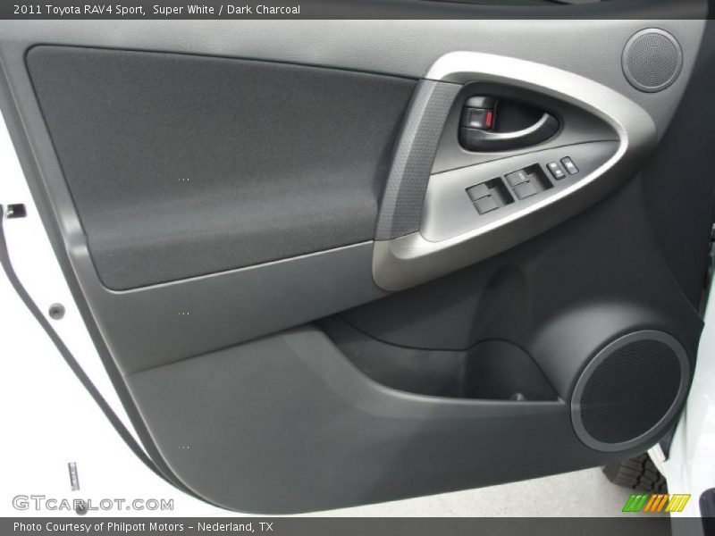 Super White / Dark Charcoal 2011 Toyota RAV4 Sport