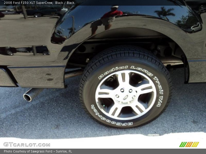 Black / Black 2008 Ford F150 XLT SuperCrew