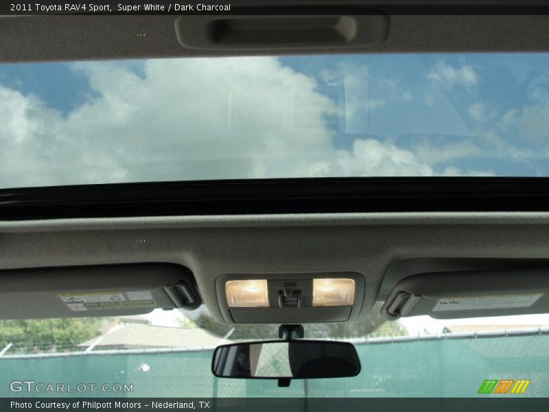 Super White / Dark Charcoal 2011 Toyota RAV4 Sport