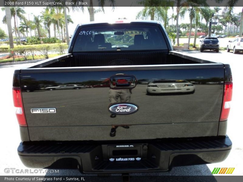 Black / Black 2008 Ford F150 XLT SuperCrew