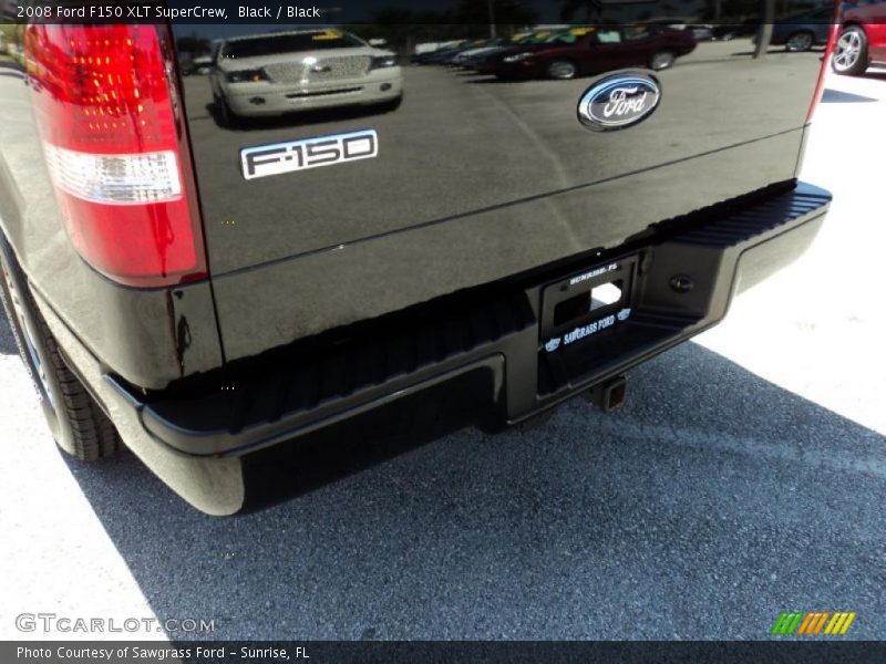 Black / Black 2008 Ford F150 XLT SuperCrew