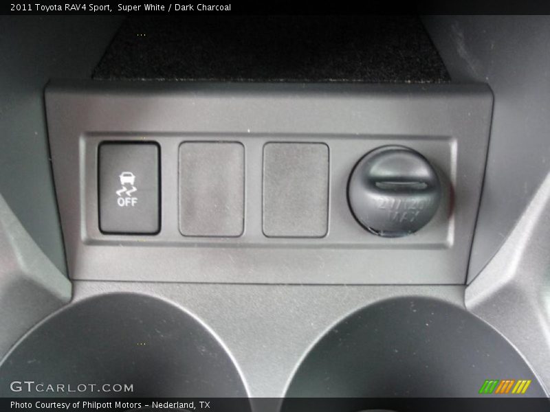 Super White / Dark Charcoal 2011 Toyota RAV4 Sport