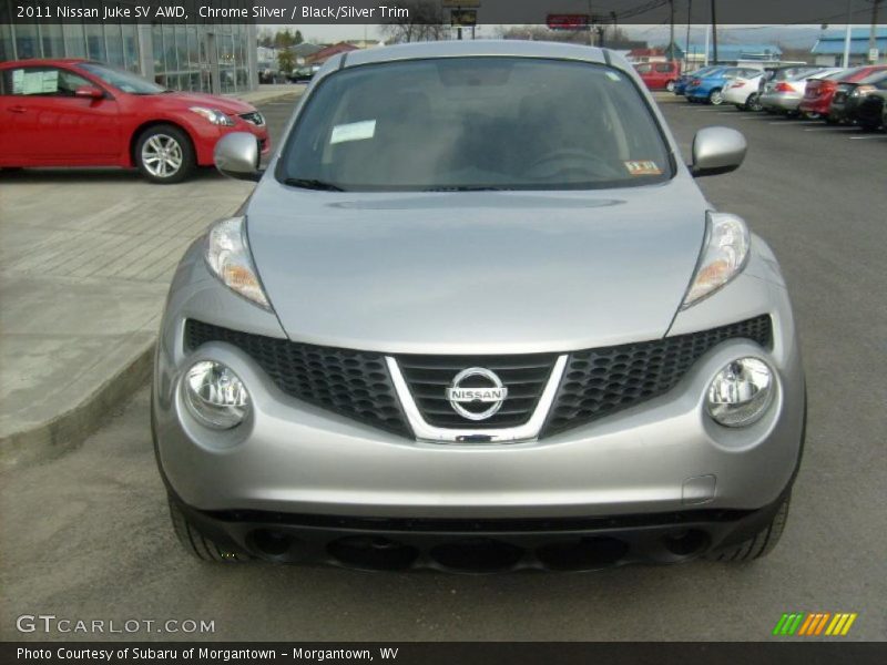 Chrome Silver / Black/Silver Trim 2011 Nissan Juke SV AWD