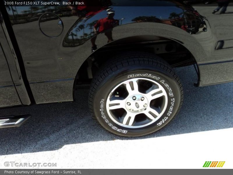 Black / Black 2008 Ford F150 XLT SuperCrew