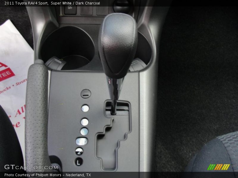 Super White / Dark Charcoal 2011 Toyota RAV4 Sport