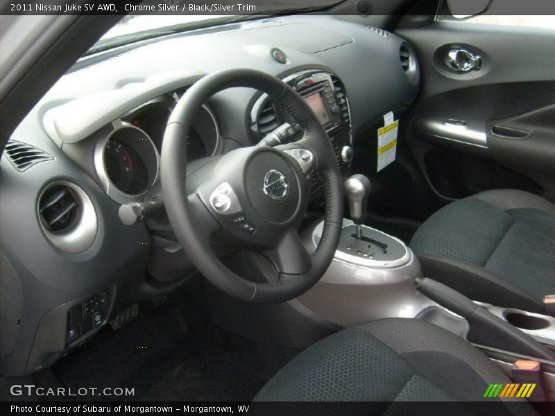 Black/Silver Trim Interior - 2011 Juke SV AWD 