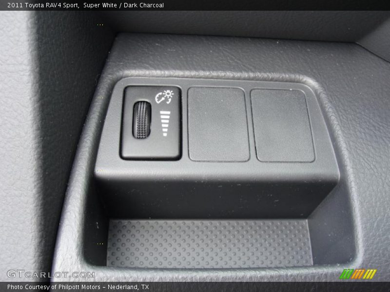 Super White / Dark Charcoal 2011 Toyota RAV4 Sport