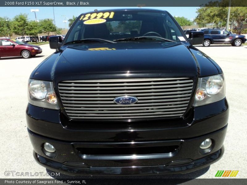 Black / Black 2008 Ford F150 XLT SuperCrew
